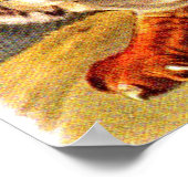 19e-eeuwse blauwdruk poster (Hoek)