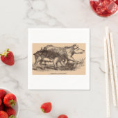 19e-eeuwse boerderij - vingerafdrukken van varkens servet (Insitu)