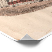 19e-eeuwse Franse Antiek Mode Poster (Hoek)