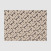 19e-eeuwse gedrukte Cotswold-schapen Tissuepapier (Voorkant)