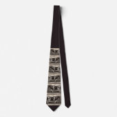 19e-eeuwse Holstein koe print Stropdas (Voorkant)
