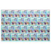 19e eeuwse jachtracefoto stof (Fat Quarter)