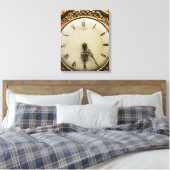 19e-eeuwse klok wijzerplaat, Duitsland Canvas Afdruk (Insitu (Slaapkamer))