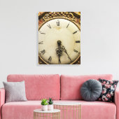 19e-eeuwse klok wijzerplaat, Duitsland Canvas Afdruk (Insitu (Woonkamer))