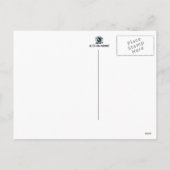 19e-eeuwse kunst en ambachten geïnspireerd Kerstmi Feestdagenkaart (Achterkant)