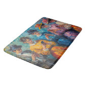 19e-eeuwse mensen gebruiken smartphones badmat (Gekanteld)