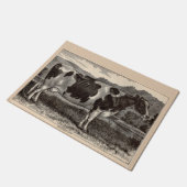 19e-eeuwse prins Holstein-koe Deurmat (Schuin)