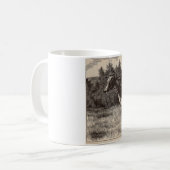 19e-eeuwse print Holstein vaars Koffiemok (Voorkant links)