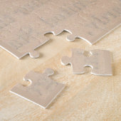 19e eeuwse printjaarschaap Katoen Legpuzzel (Zijkant)