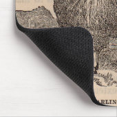 19e eeuwse printjaarschaap Katoen Muismat (Hoek)