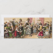 19e-eeuwse Schotse kinderbal uitnodiging (Voorkant)