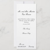 19e-eeuwse Schotse kinderbal uitnodiging (Achterkant)