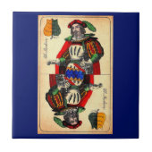 19e - eeuwse tarotkaart nr . 1 tegeltje (Voorkant)