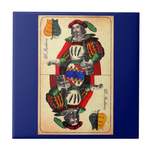 19e - eeuwse tarotkaart nr . 1 tegeltje (Voorkant)