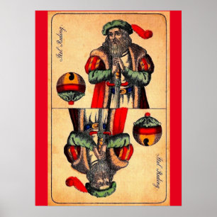 19e - eeuwse tarotkaart nr . 2 poster