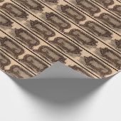 19e-eeuwse varkensfoto Berkshire zaag nr. 1 Cadeaupapier (Hoek)