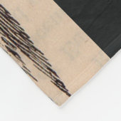 19e-eeuwse varkensfoto Berkshire zaag nr. 2 Fleece Deken (Hoek)