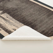 19e-eeuwse varkensfoto Berkshire zaag nr. 2 Sherpa Deken (3/4)