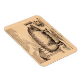 19e-eeuwse varkensfoto "Breeder in Good Flesh" Magneet (Rechterzijde)