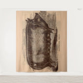 19e-eeuwse varkensprint Berkshire zeug nr. 1 Wandkleed (Voorkant)