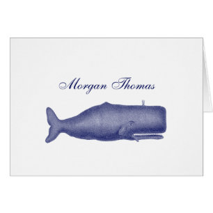  19e eeuwse walvistekening N