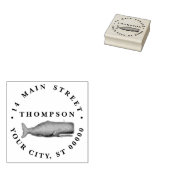  19e eeuwse walvistekening N Rubberstempel (Gestempeld)