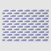  19e eeuwse walvistekening N Tissuepapier (Voorkant)