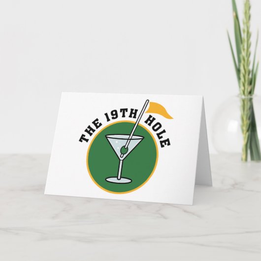 19e gat kaart (Voorkant)