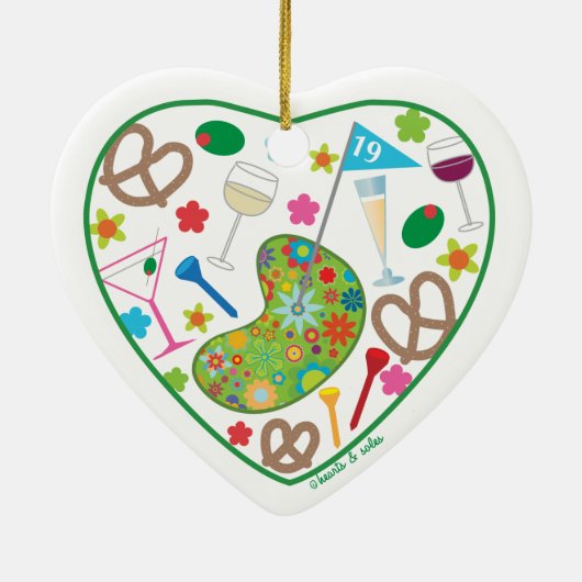 19e gehoorzang keramisch ornament (Achterkant)