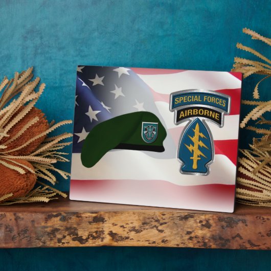 19e groep speciale strijdkrachten (AIRBORNE) Fotoplaat (Zijkant)