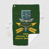 19e groep speciale strijdkrachten golfhanddoek (Insitu)