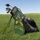 19e groep speciale strijdkrachten golfhanddoek (Groen)