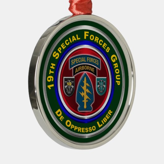 19e groep speciale strijdkrachten (in de lucht) metalen ornament (Rechts)