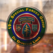 19e groep speciale strijdkrachten (in de lucht) raamsticker (Vel 2)