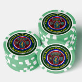 19e groep speciale strijdkrachten poker chips (Opstapeling)
