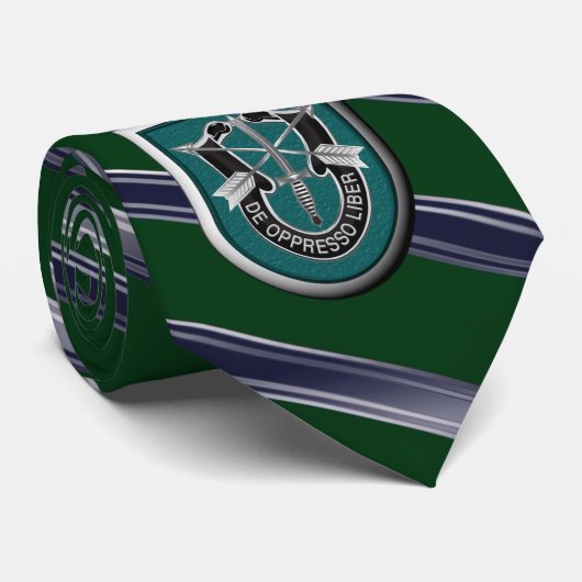 19e groep speciale strijdkrachten stropdas (Opgerold)