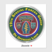 19e groep van speciale strijdkrachten in de lucht sticker (Vel)