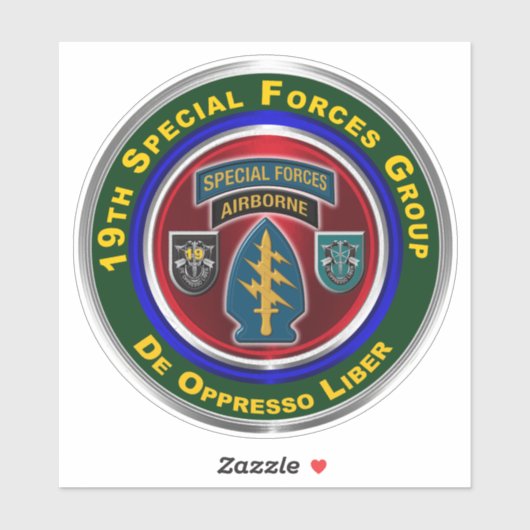 19e groep van speciale strijdkrachten in de lucht sticker (Vel)