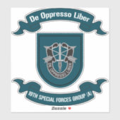 19e groep van speciale strijdkrachten (luchtlandin sticker (Vel)