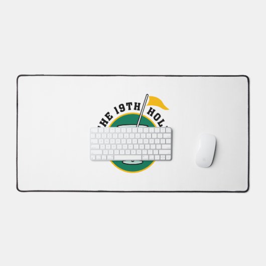 19e Hole Funny Golf Dadism Bureaumat (Keyboard & Muis)