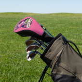 19e Hole Golf Pensioen Humor Grappige Flamingo Golfheadcover (Insitu)