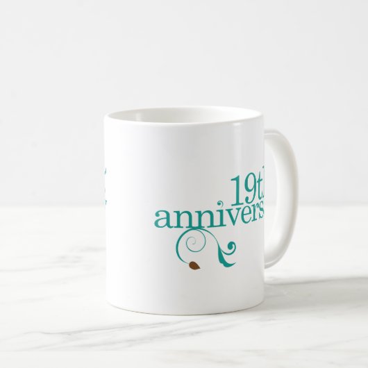 19e Jubileum Koffiemok (Voorkant rechts)