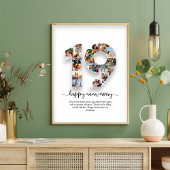 19e Jubileum Photo Collage Poster
