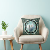 19e Jubileum voor bruiloft Acquamarine MedallionTe Kussen (Stoel)