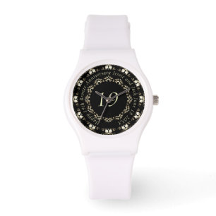 19e Jubileum voor bruiloft eWatch Horloge