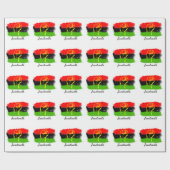 19e nationale onafhankelijkheidsdag cadeaupapier (Vlak)