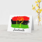 19e nationale onafhankelijkheidsdag kaart (Gele Bloem)
