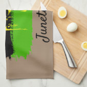 19e nationale onafhankelijkheidsdag theedoek (Quarter Fold)