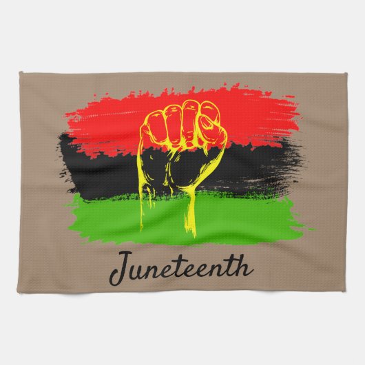 19e nationale onafhankelijkheidsdag theedoek (Horizontaal)