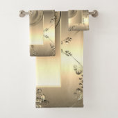 19e of 8e bronzen huwelijksjubileum bad handdoek (Insitu)